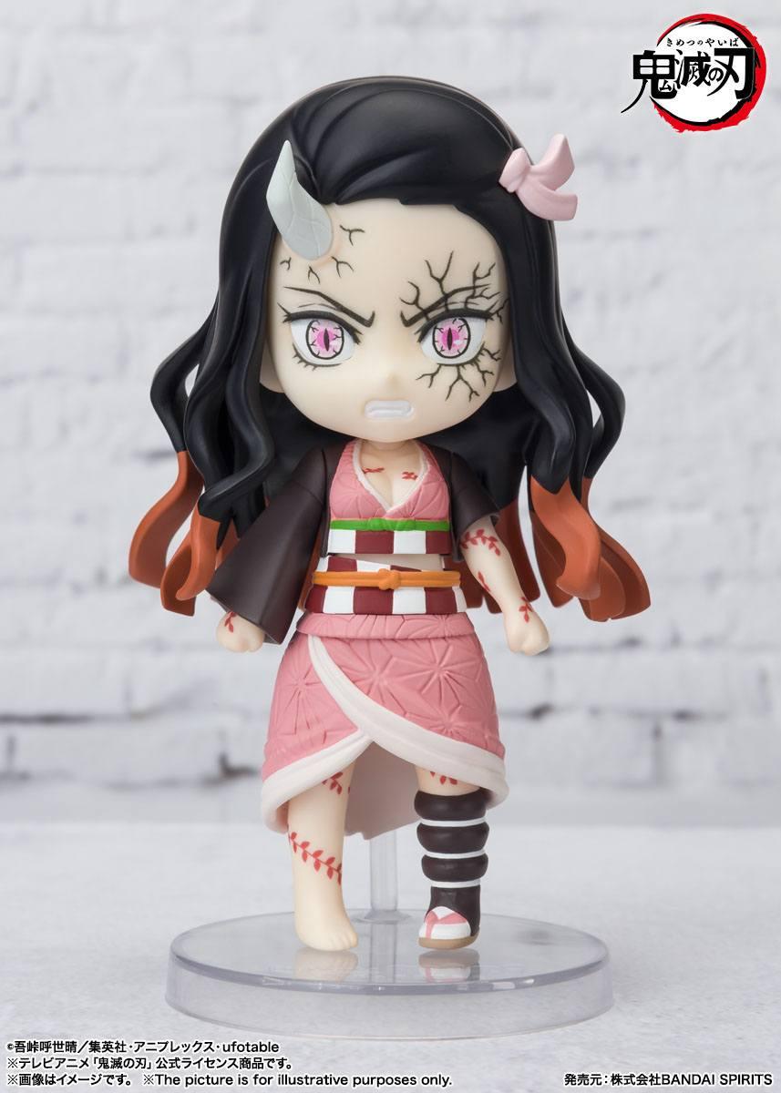 Produktbild Demon Slayer: Kimetsu no Yaiba Figuarts mini Actionfigur Nezuko Kamado Demon Form Advancing Ver. 9 cm 3 von 5