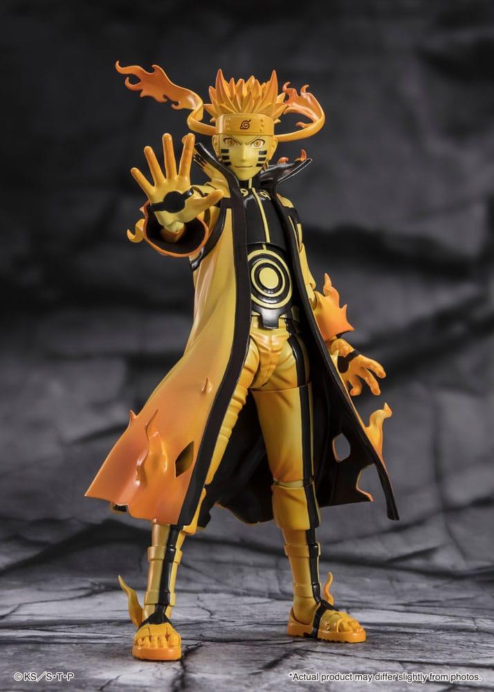 Produktbild Naruto S.H. Figuarts Actionfigur Naruto Uzumaki (Kurama Link Mode) - Courageous Strength That Binds - 15 cm 3 von 11