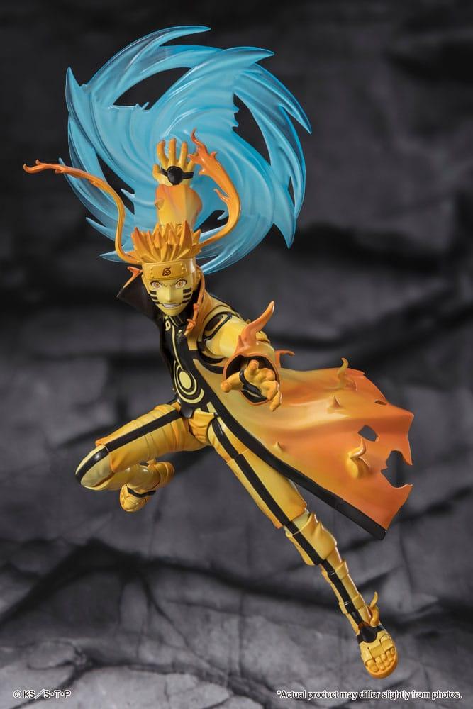 Produktbild Naruto S.H. Figuarts Actionfigur Naruto Uzumaki (Kurama Link Mode) - Courageous Strength That Binds - 15 cm 11 von 11