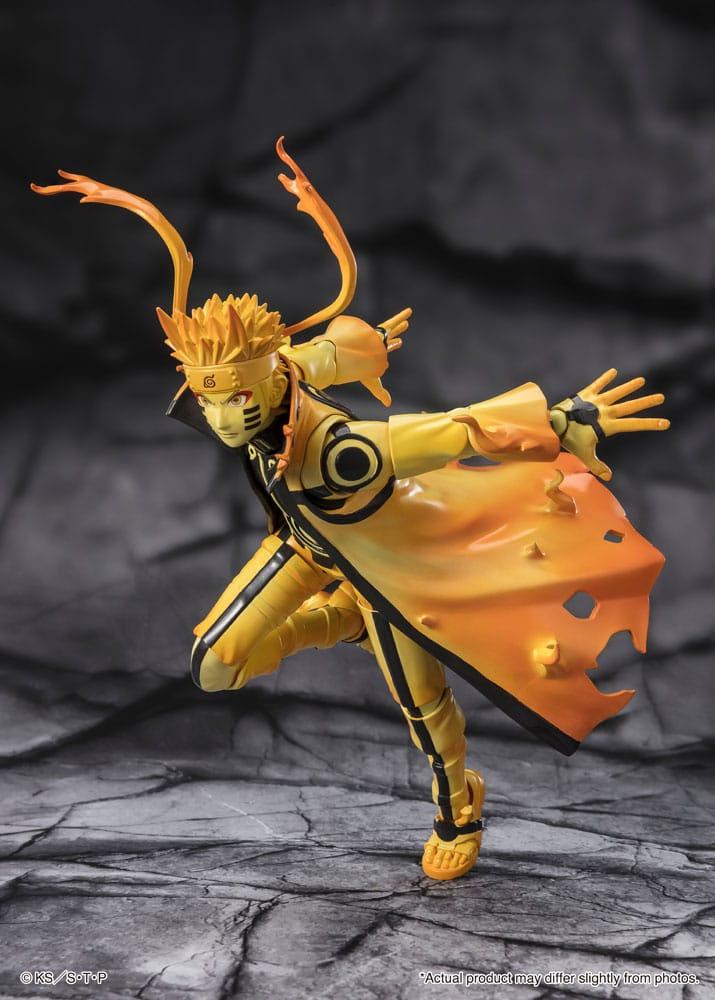 Produktbild Naruto S.H. Figuarts Actionfigur Naruto Uzumaki (Kurama Link Mode) - Courageous Strength That Binds - 15 cm 10 von 11