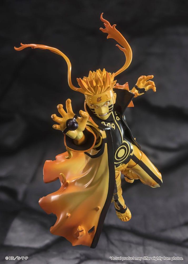 Produktbild Naruto S.H. Figuarts Actionfigur Naruto Uzumaki (Kurama Link Mode) - Courageous Strength That Binds - 15 cm 7 von 11