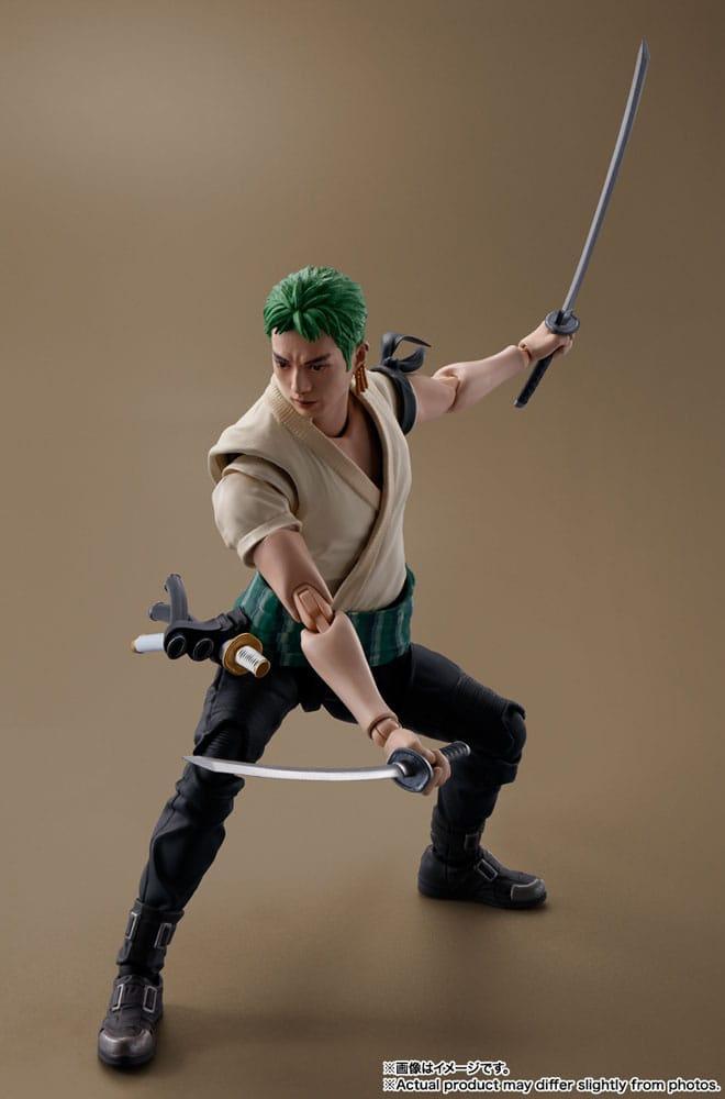 Produktbild One Piece S.H. Figuarts Actionfigur Roronoa Zoro (Netflix) 14 cm 10 von 10