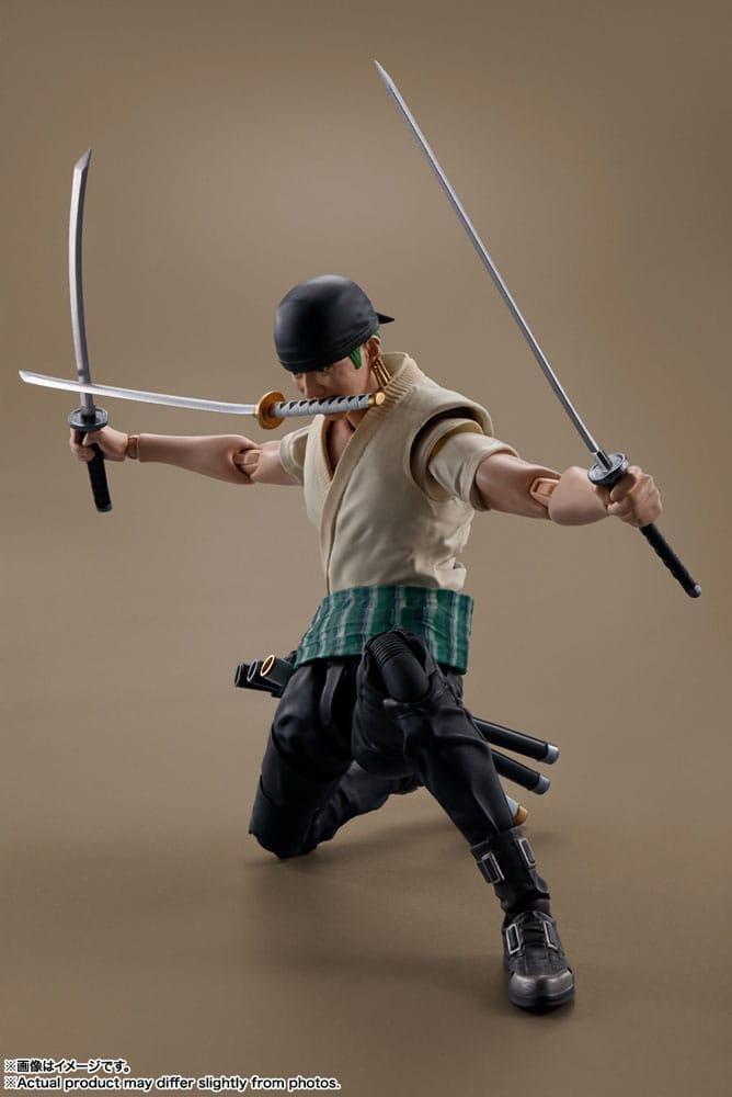 Produktbild One Piece S.H. Figuarts Actionfigur Roronoa Zoro (Netflix) 14 cm 8 von 10