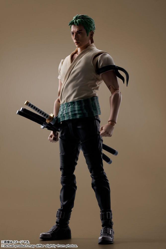 Produktbild One Piece S.H. Figuarts Actionfigur Roronoa Zoro (Netflix) 14 cm 7 von 10