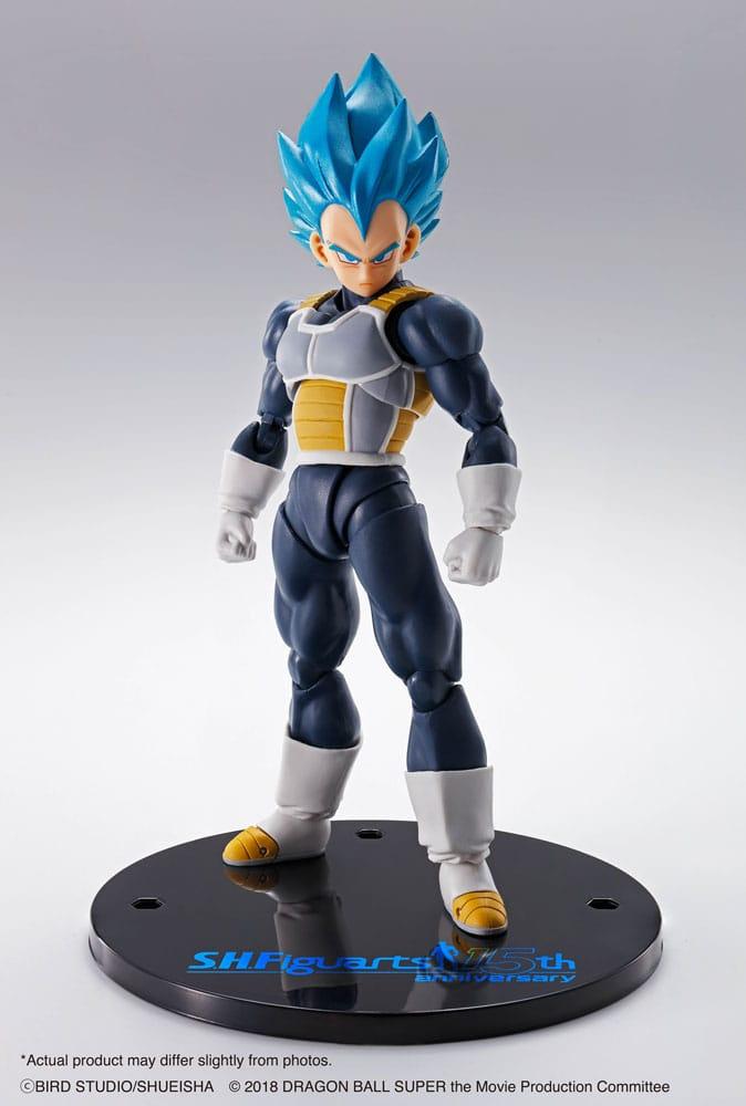 Dragon Ball Super S.H. Figuarts Actionfigur Vegeta Super Saiyan Blue (15th Anniversary Version) 14 cm