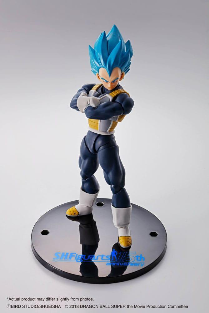 Produktbild Dragon Ball Super S.H. Figuarts Actionfigur Vegeta Super Saiyan Blue (15th Anniversary Version) 14 cm 2 von 3
