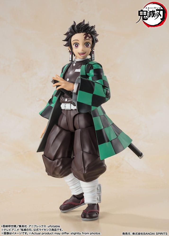 Produktbild Demon Slayer: Kimetsu no Yaiba S.H. Figuarts Actionfigur Tanjiro Kamado 14 cm 5 von 9