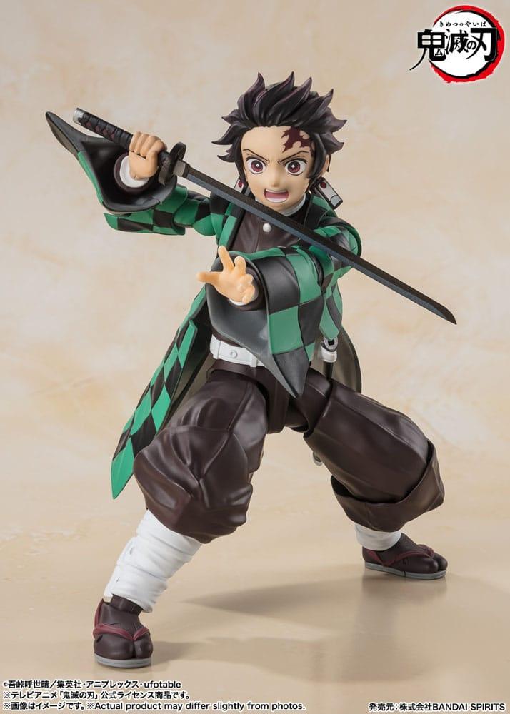 Produktbild Demon Slayer: Kimetsu no Yaiba S.H. Figuarts Actionfigur Tanjiro Kamado 14 cm 3 von 9