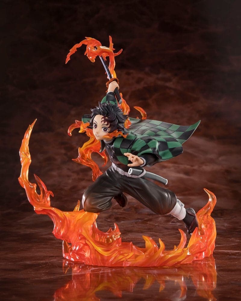 Bandai Spirits Demon Slayer Figuarts ZERO Tanjiro Kamado Rengoku Sword Guard Ver. 19,5 cm