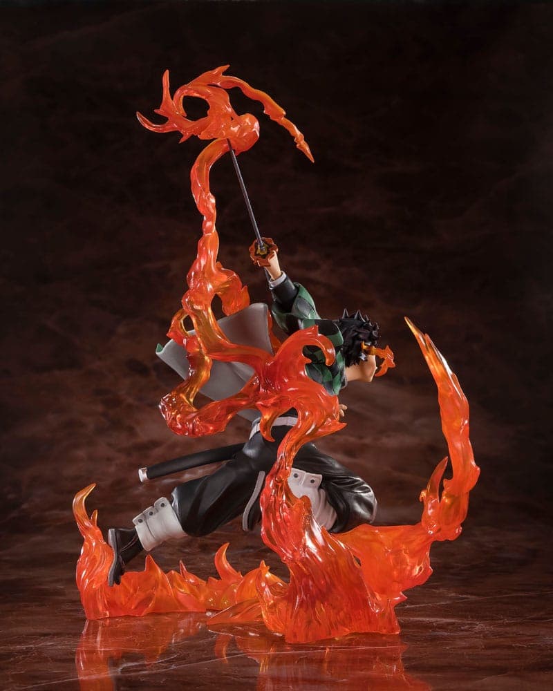 Bandai Spirits Demon Slayer Figuarts ZERO Tanjiro Kamado Rengoku Sword Guard Ver. 19,5 cm