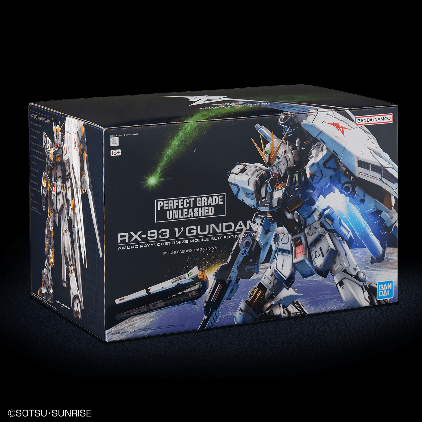 BANDAI SPIRITS PG UNLEASHED 1/60 ν Gundam (Nu Gundam) Modellbausatz