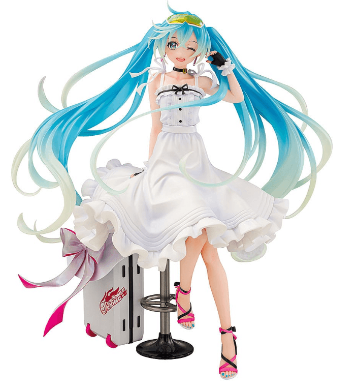 Wonderful Works Hatsune Miku Racing Miku 2021 Vacation Style PVC-Statue 1/7, 24 cm