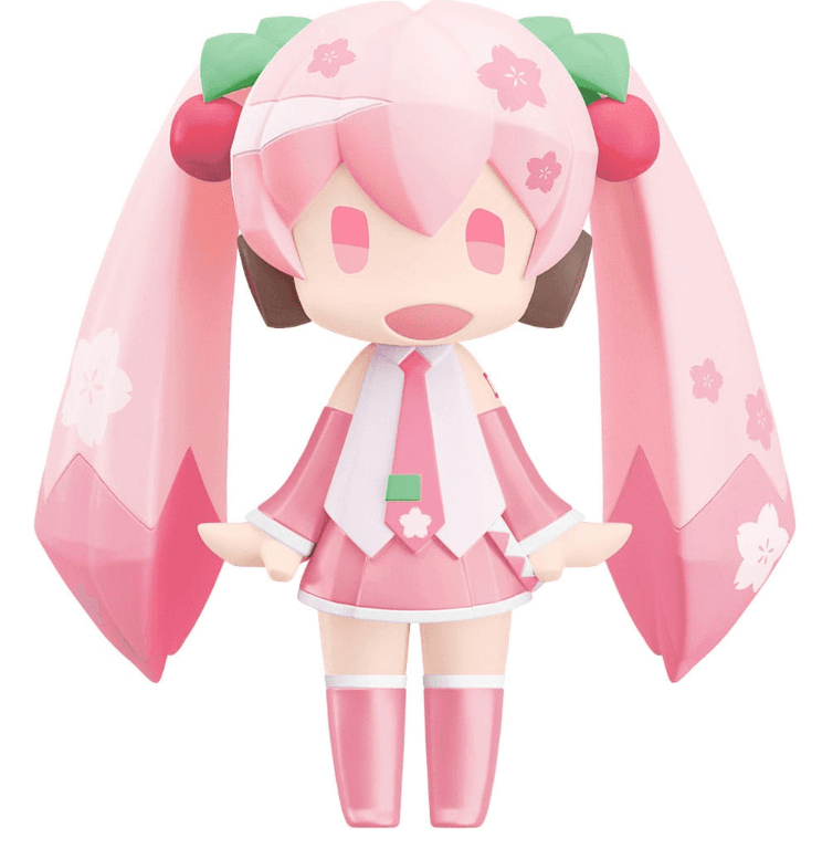 Character Vocal Series 01: Hatsune Miku HELLO! GOOD SMILE Actionfigur Sakura Miku 10 cm