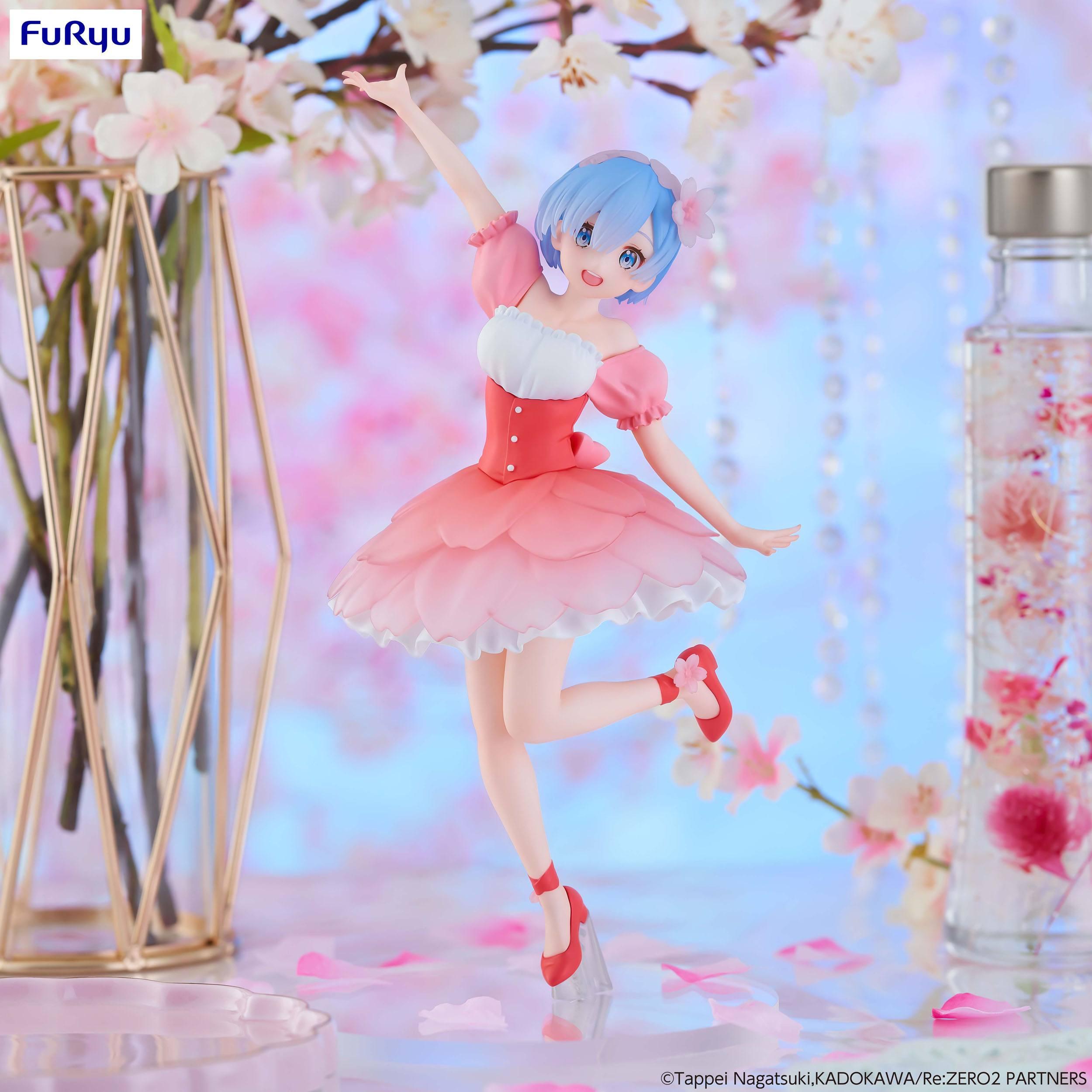 Produktbild Re: Zero Trio-Try-iT PVC Statue Rem /Cherry Blossoms 21 cm 8 von 11