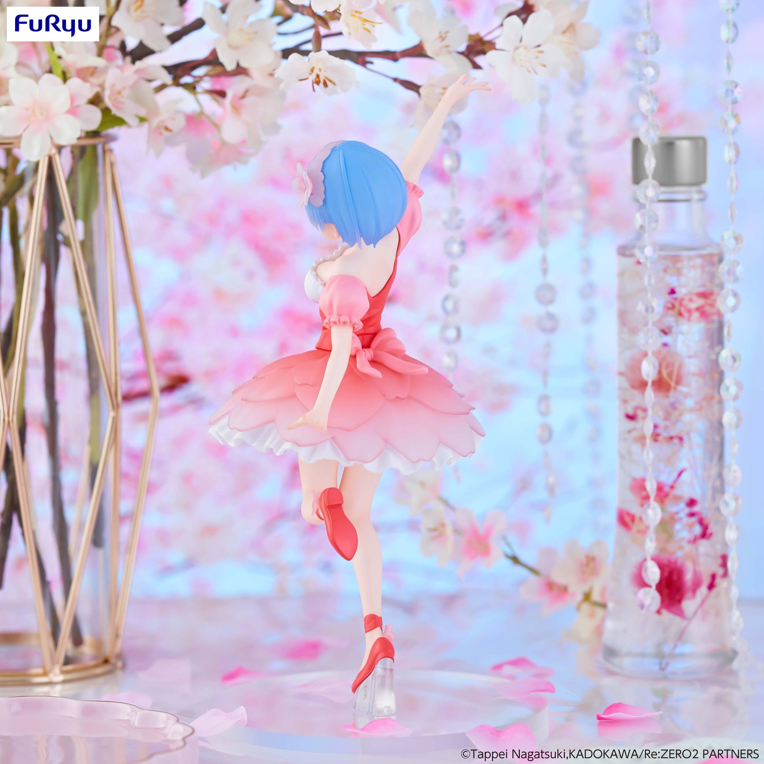 Produktbild Re: Zero Trio-Try-iT PVC Statue Rem /Cherry Blossoms 21 cm 7 von 11