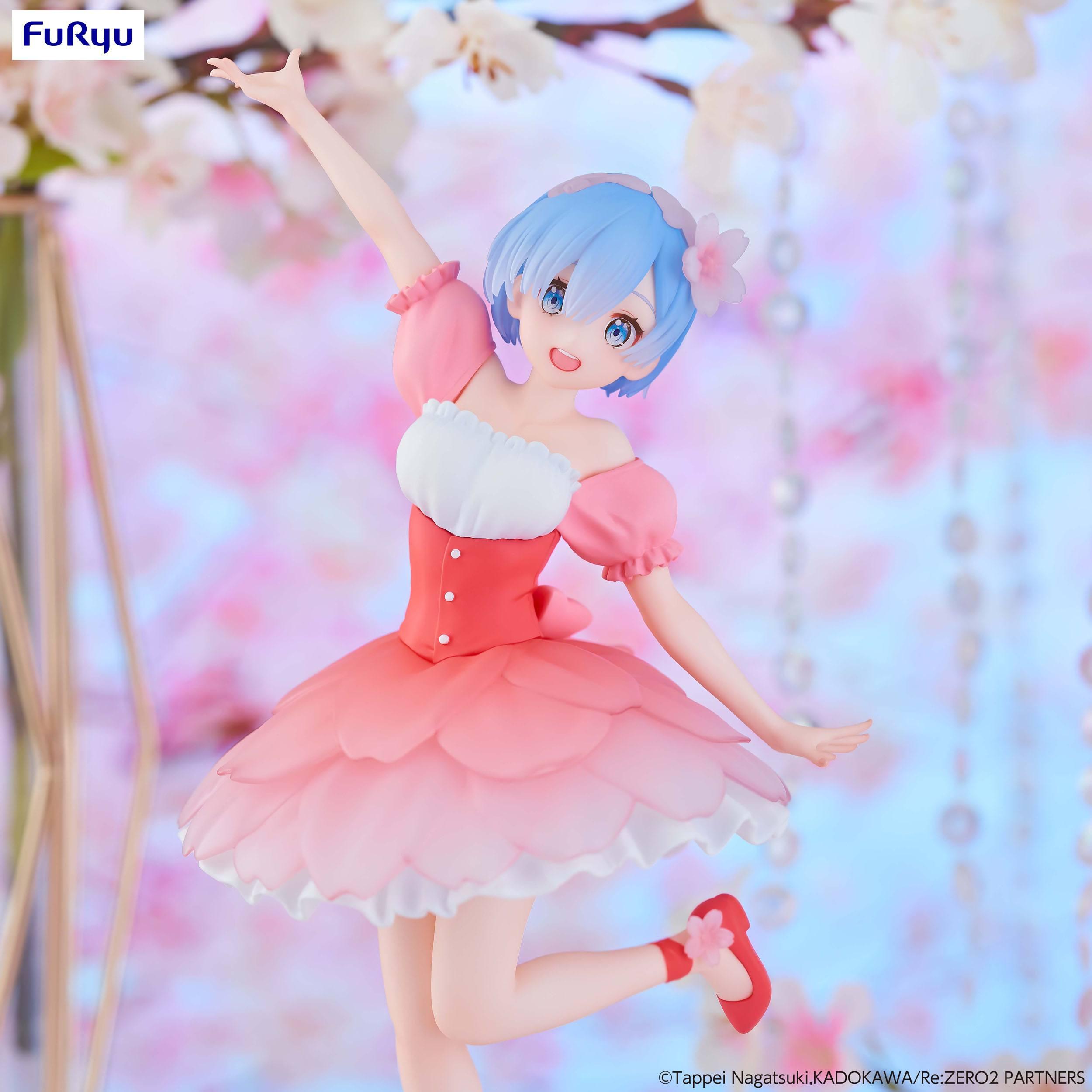 Produktbild Re: Zero Trio-Try-iT PVC Statue Rem /Cherry Blossoms 21 cm 4 von 11