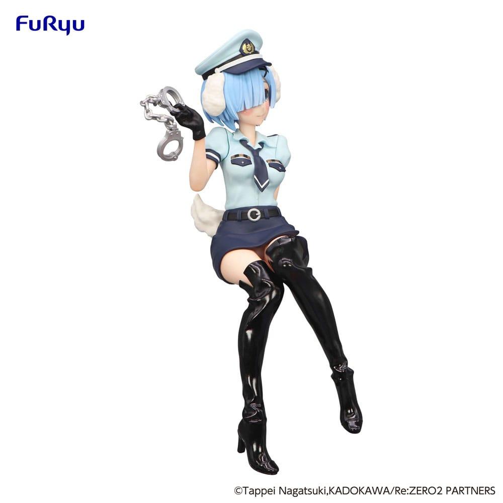 Produktbild Re:Zero Starting Life in Another World Noodle Stopper PVC Statue Rem Police Officer Cap with Dog Ears 14 cm 2 von 4