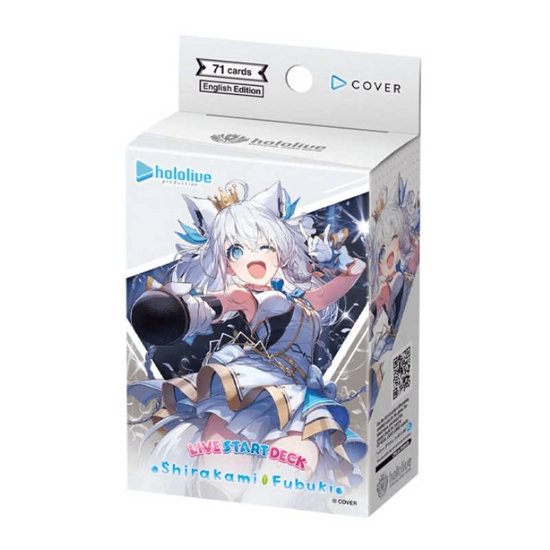 hololive Official Card Game Live Start Deck Shirakami Fubuki Englisch