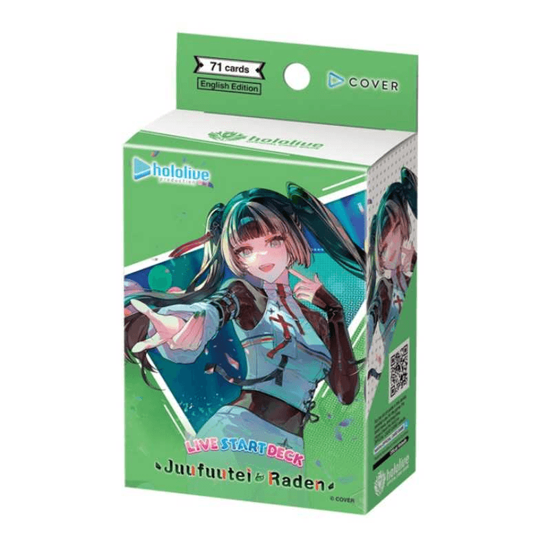hololive Official Card Game Live Start Deck Juufuutei Raden Englisch
