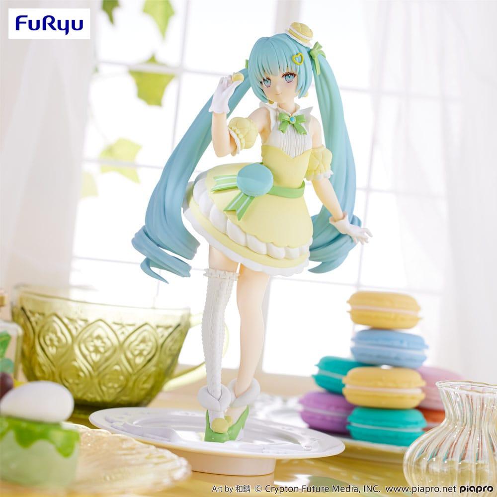 Produktbild Hatsune Miku Exceed Creative PVC Statue SweetSweets Series Macaroon Citron Color Ver. 22 cm 6 von 6
