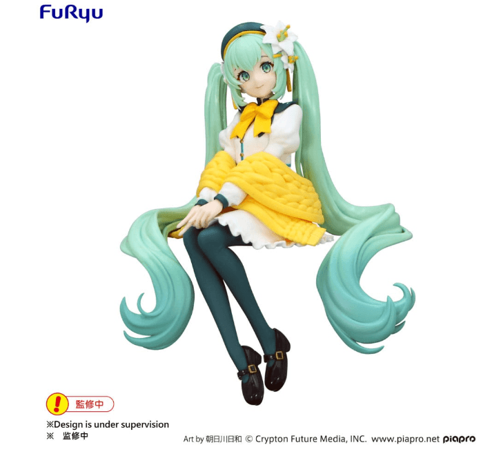 Hatsune Miku Noodle Stopper PVC Statue Flower Fairy Lily White Ver. 14 cm
