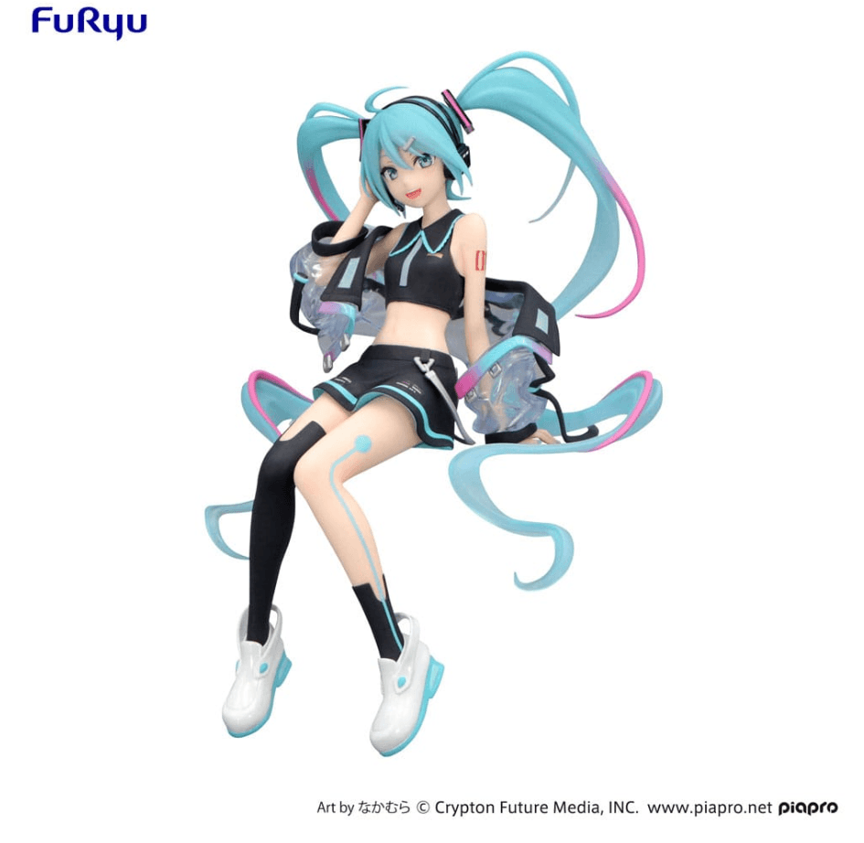 Hatsune Miku Noodle Stopper PVC Statue Neon Cyber 16 cm