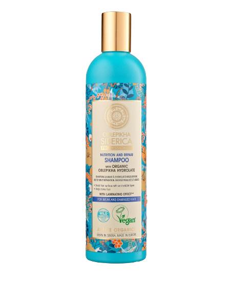 NATURA SIBERICA Shampoo with Organic Oblepikha Hydrolate for Weak and Damaged Hair