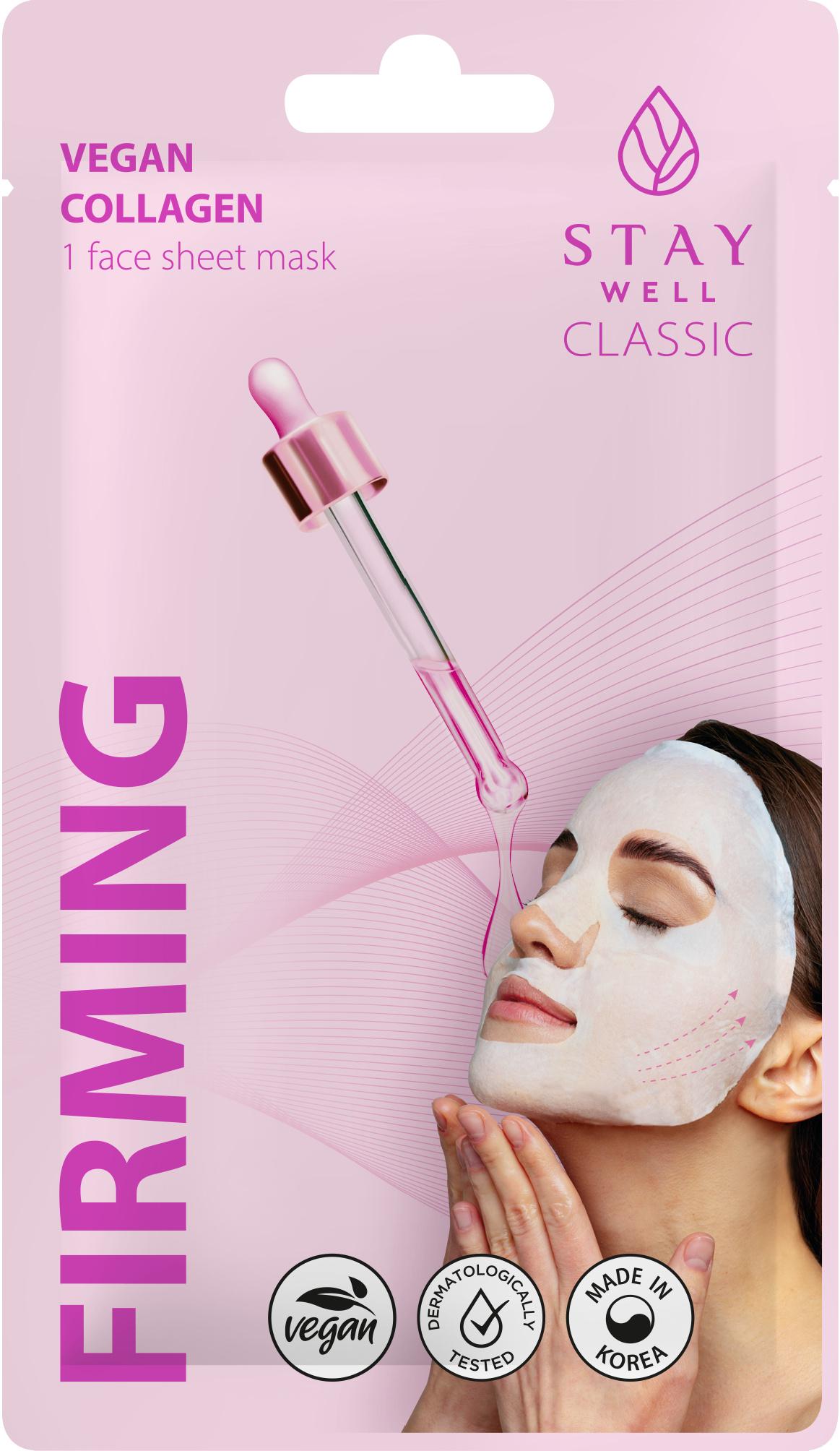 STAY WELL Classic sheet mask - COLLAGEN Firming