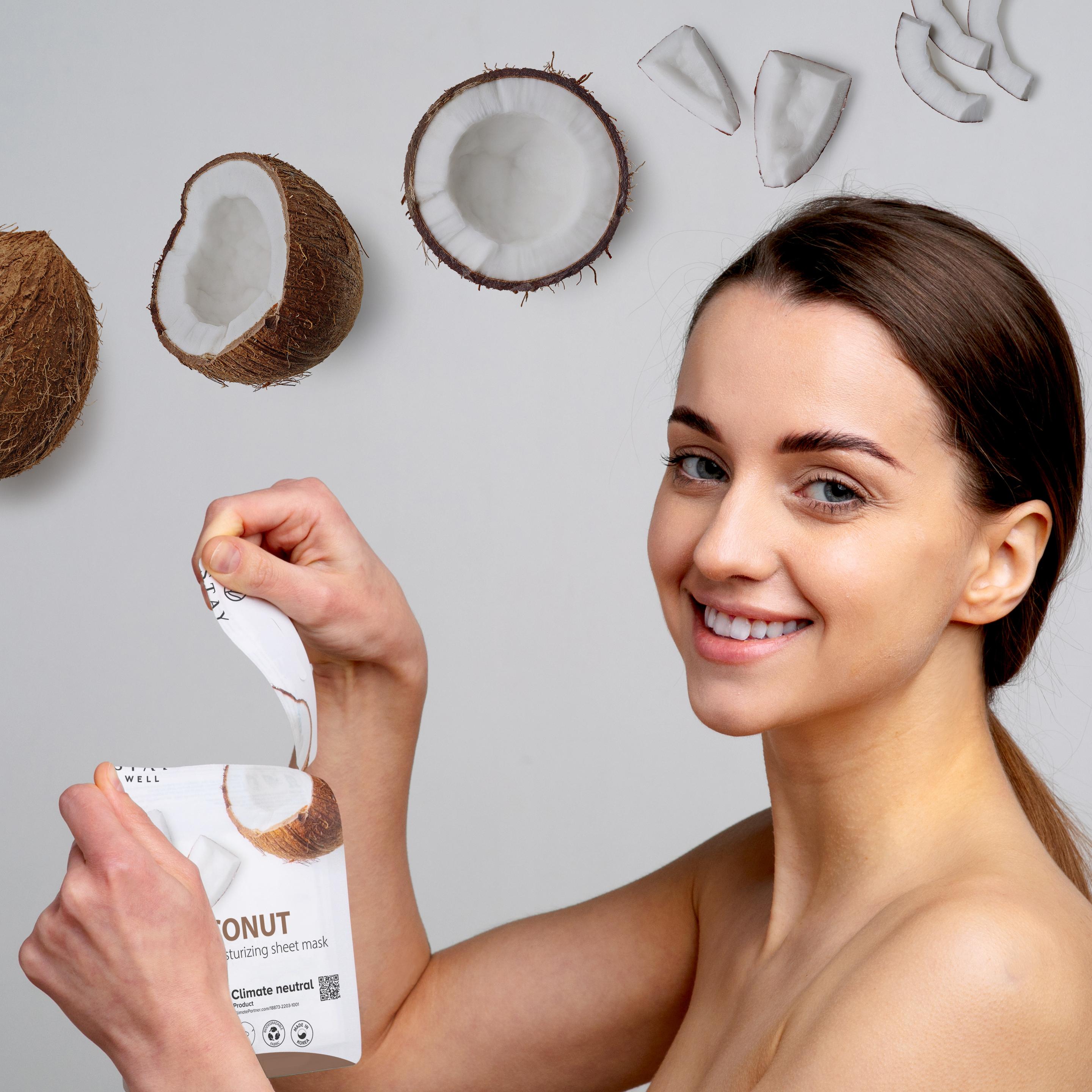 Produktbild STAY WELL Vegan sheet mask - COCONUT 3 von 4