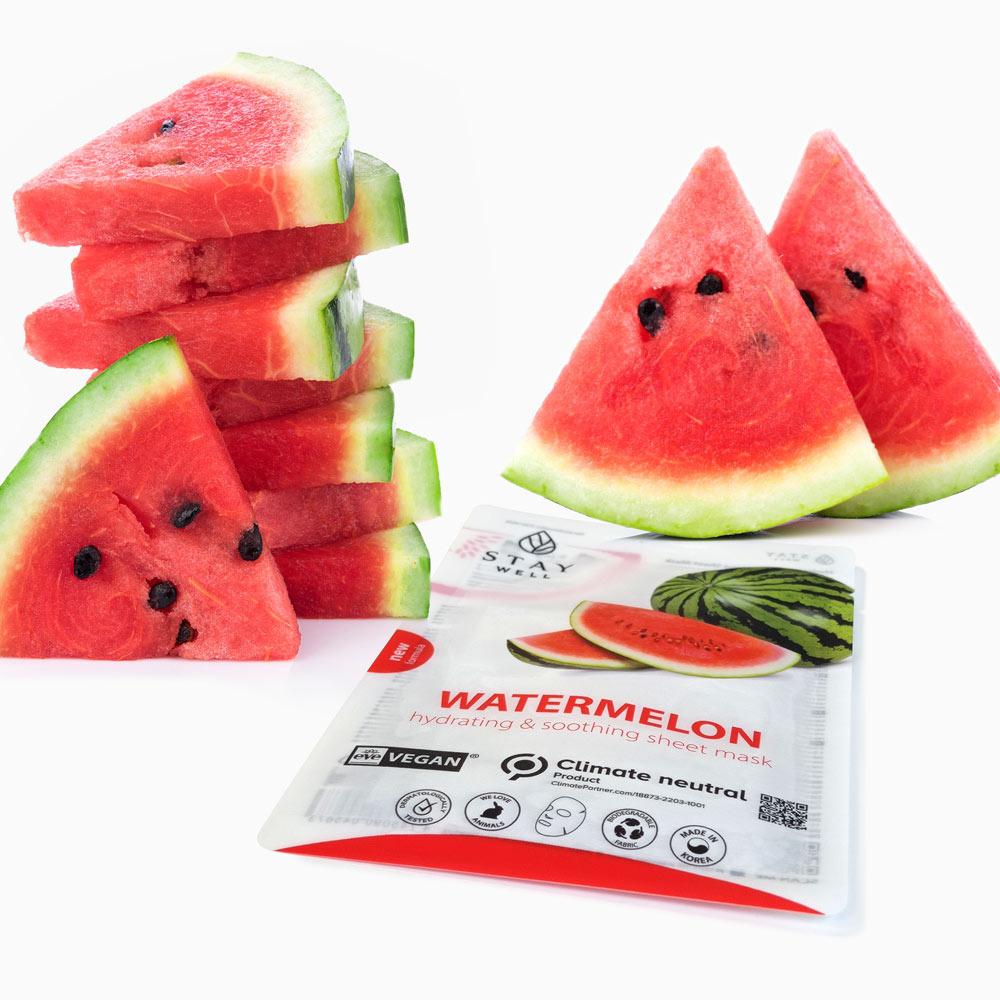Produktbild STAY WELL Vegan sheet mask - WATERMELON 5 von 5