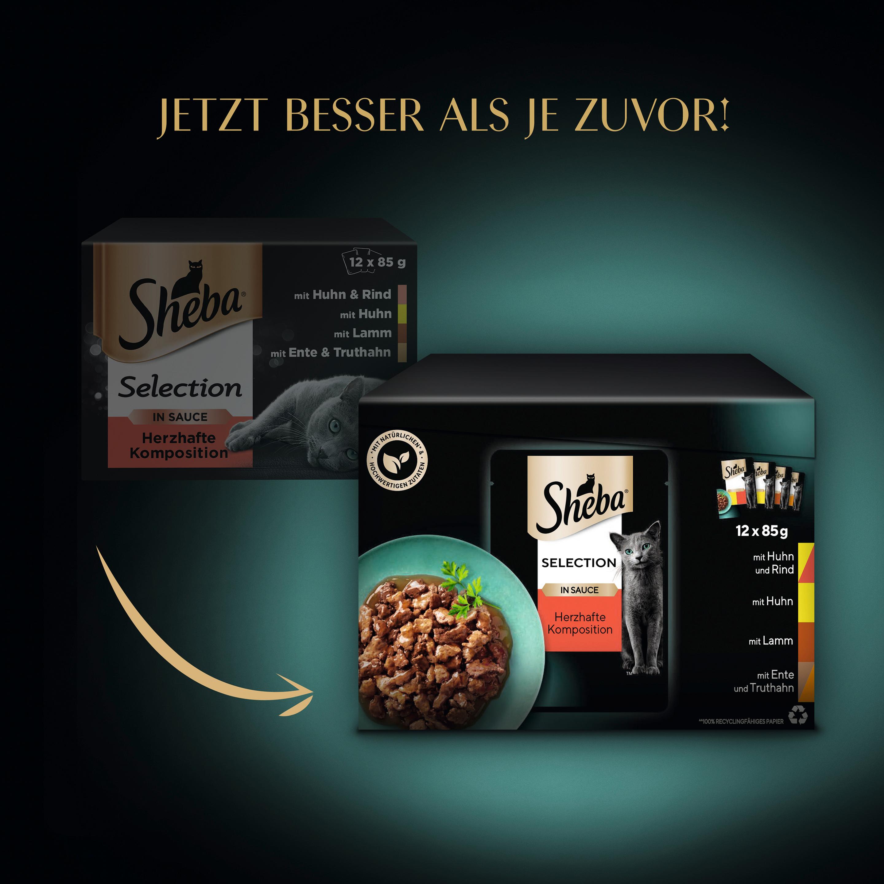Produktbild SHEBA® Selection in Sauce Herzhafte Komposition Portionsbeutel 12x85g 7 von 18
