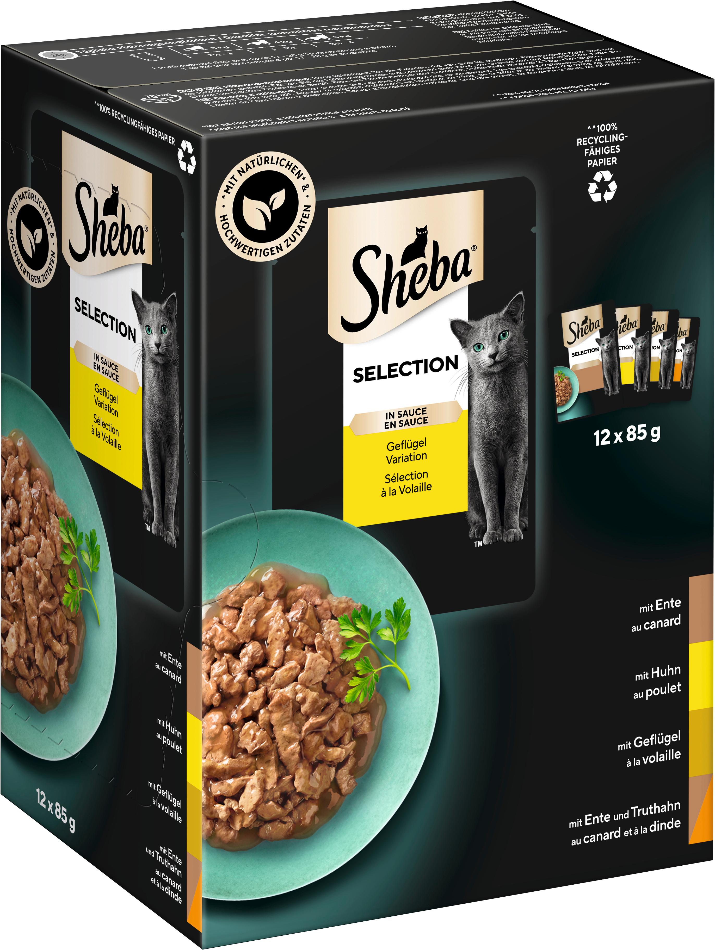 Produktbild SHEBA® Selection in Sauce Geflügel Variation Portionsbeutel 12x85g 15 von 16