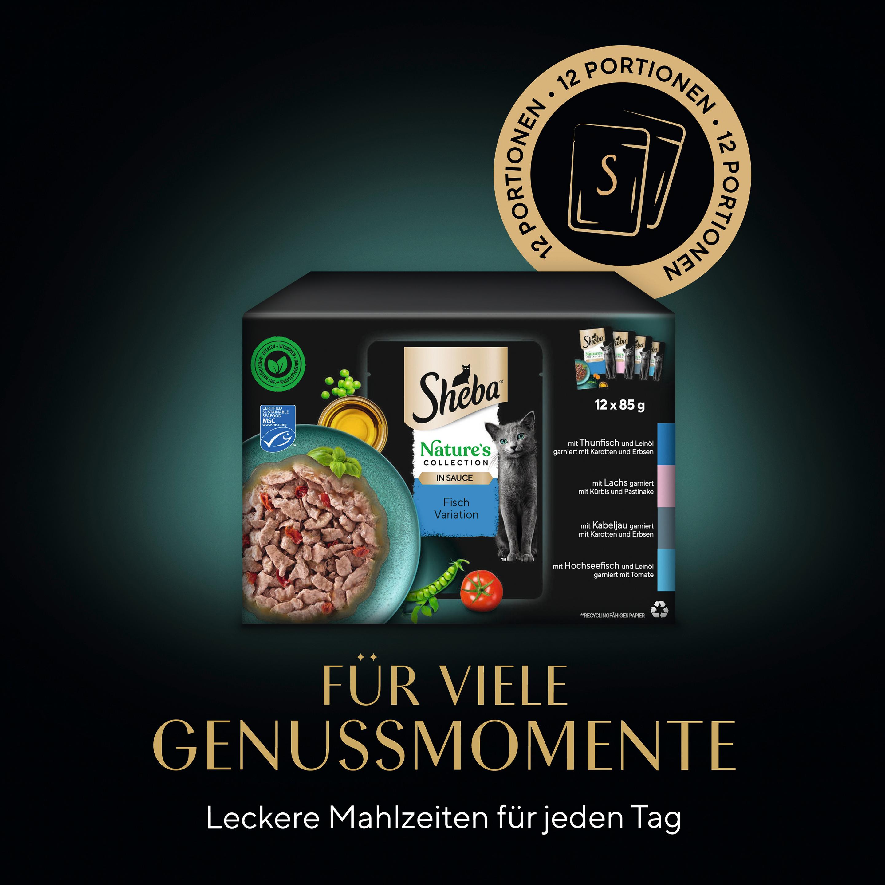 Produktbild Sheba Nature's Collection in Sauce Fisch Variation 12x85g 4 von 13