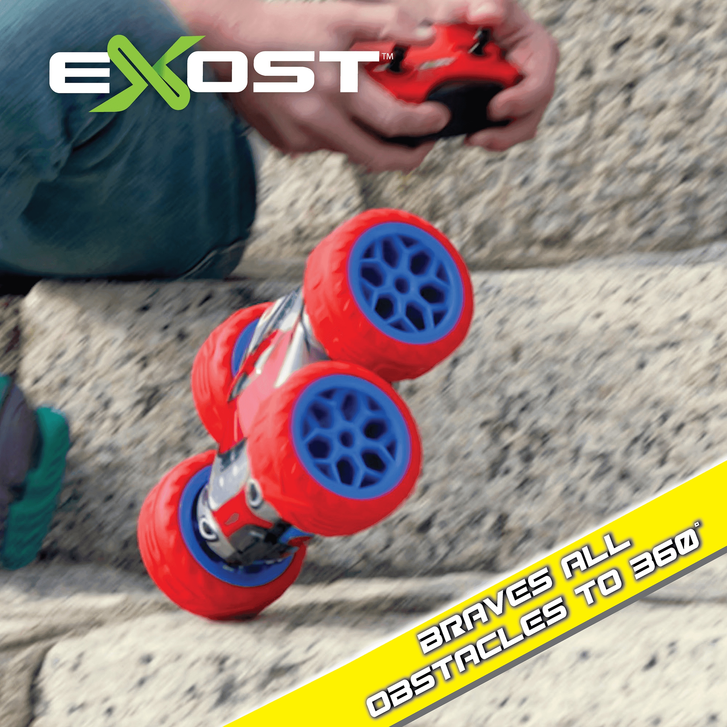 Exost 360 Cross RC-Stuntauto 1:20, 2,4 GHz, farblich sortiert