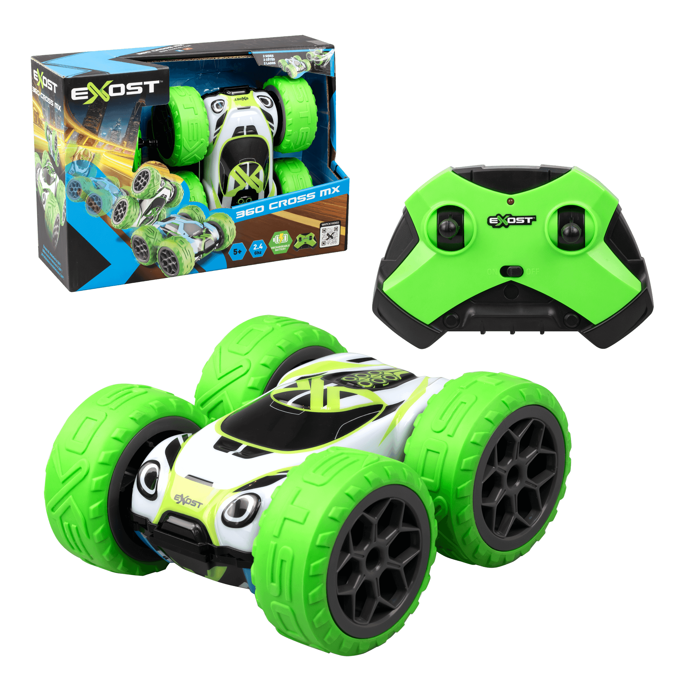 Exost 360 Cross RC-Stuntauto 1:20, 2,4 GHz, farblich sortiert