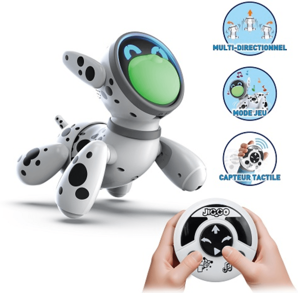 Produktbild Silverlit YCOO Jiggo – Der interaktive Roboterhund im Dalmatiner-Look 6 von 7