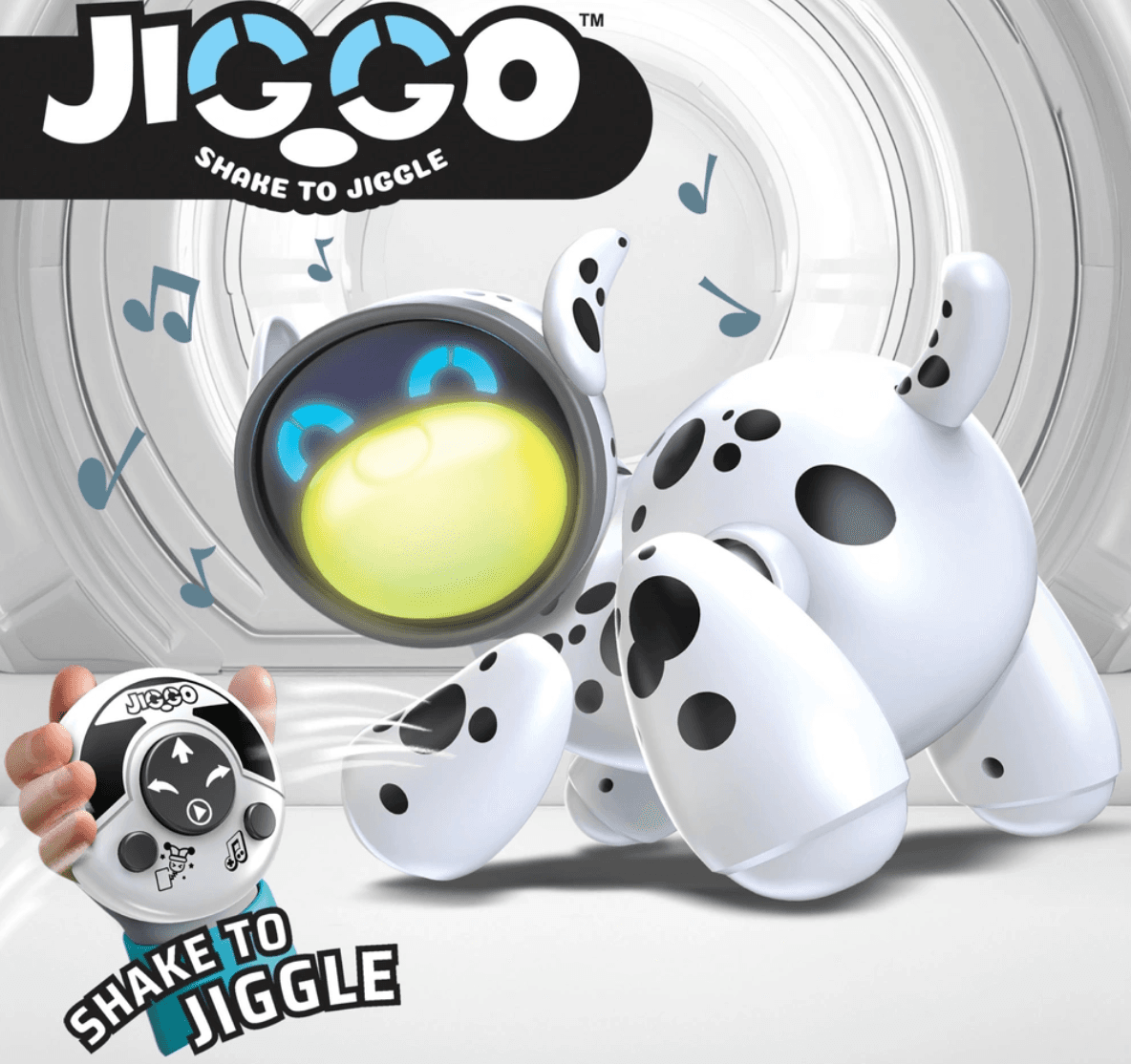 Produktbild Silverlit YCOO Jiggo – Der interaktive Roboterhund im Dalmatiner-Look 5 von 7