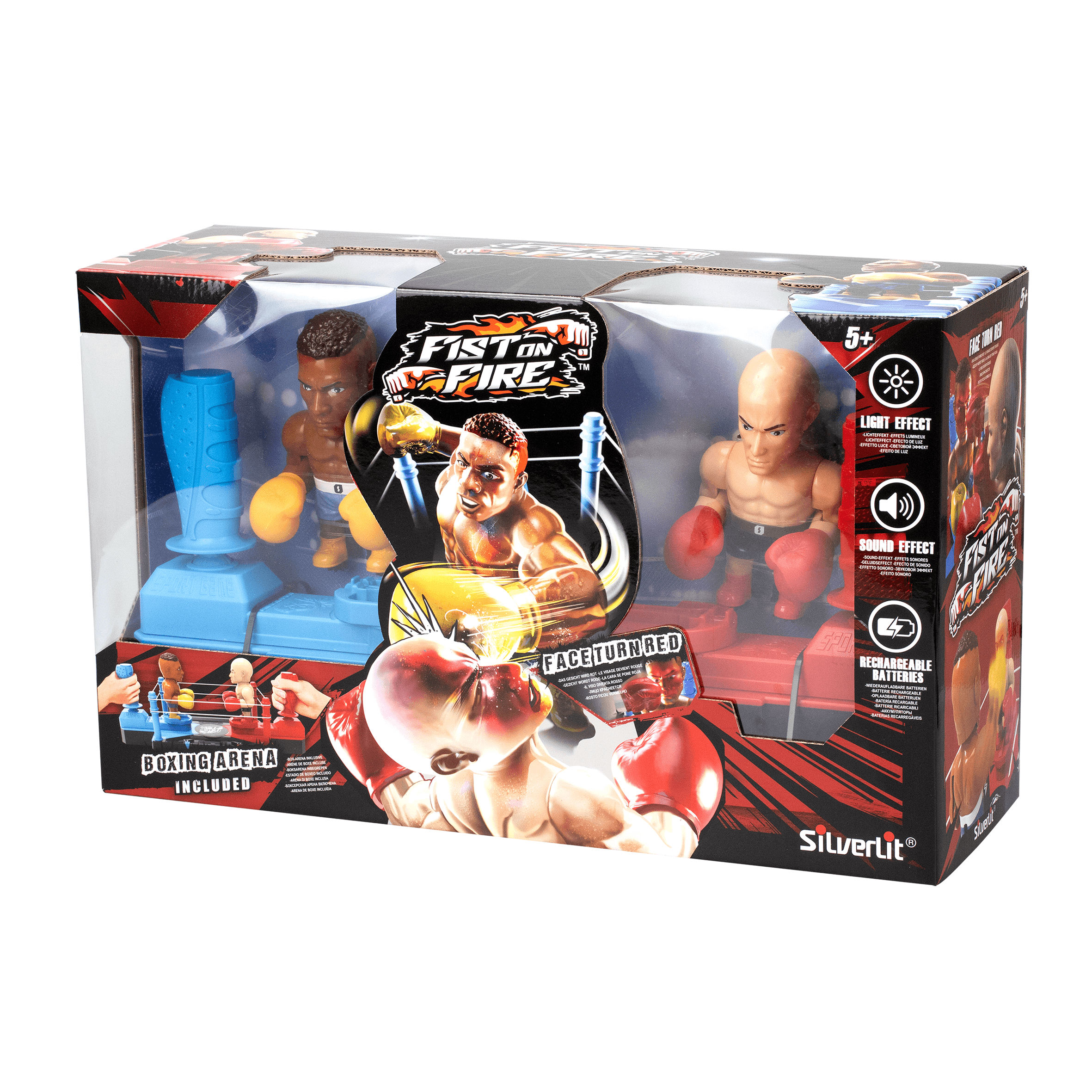 Produktbild Silverlit FIST ON FIRE Aufladbare Version | Actiongeladenes Boxspiel für 2 Spieler 4 von 10