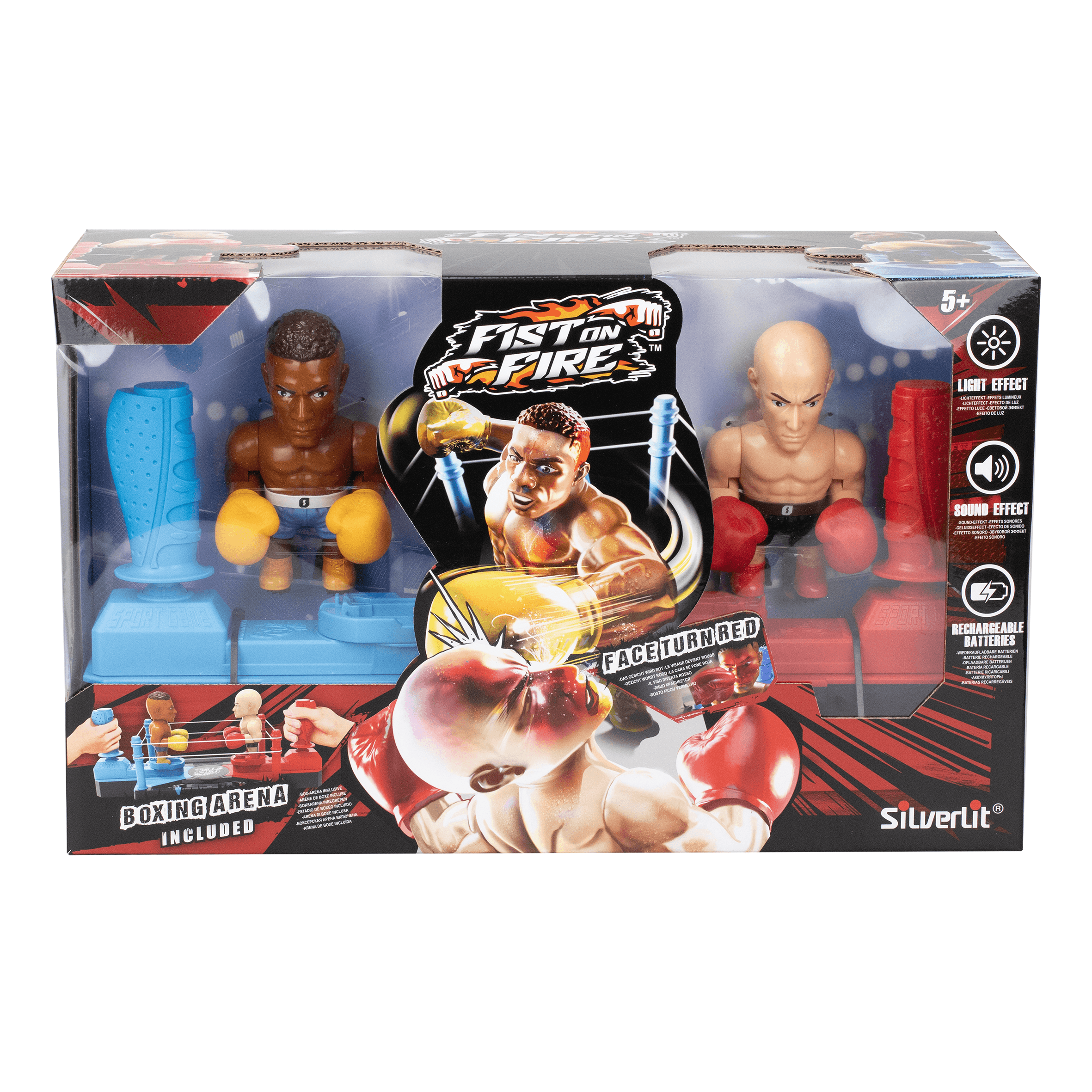 Produktbild Silverlit FIST ON FIRE Aufladbare Version | Actiongeladenes Boxspiel für 2 Spieler 3 von 10