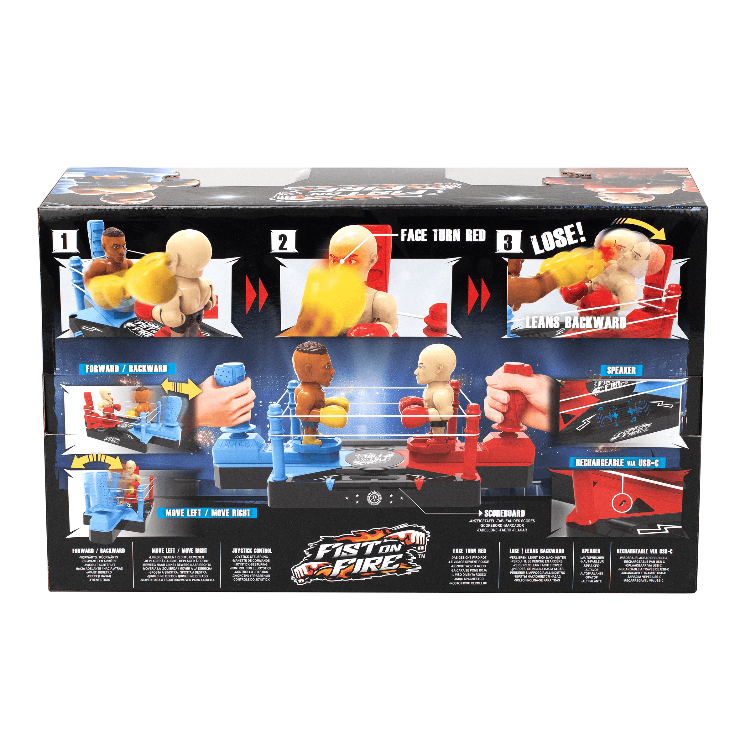 Produktbild Silverlit FIST ON FIRE Aufladbare Version | Actiongeladenes Boxspiel für 2 Spieler 2 von 10