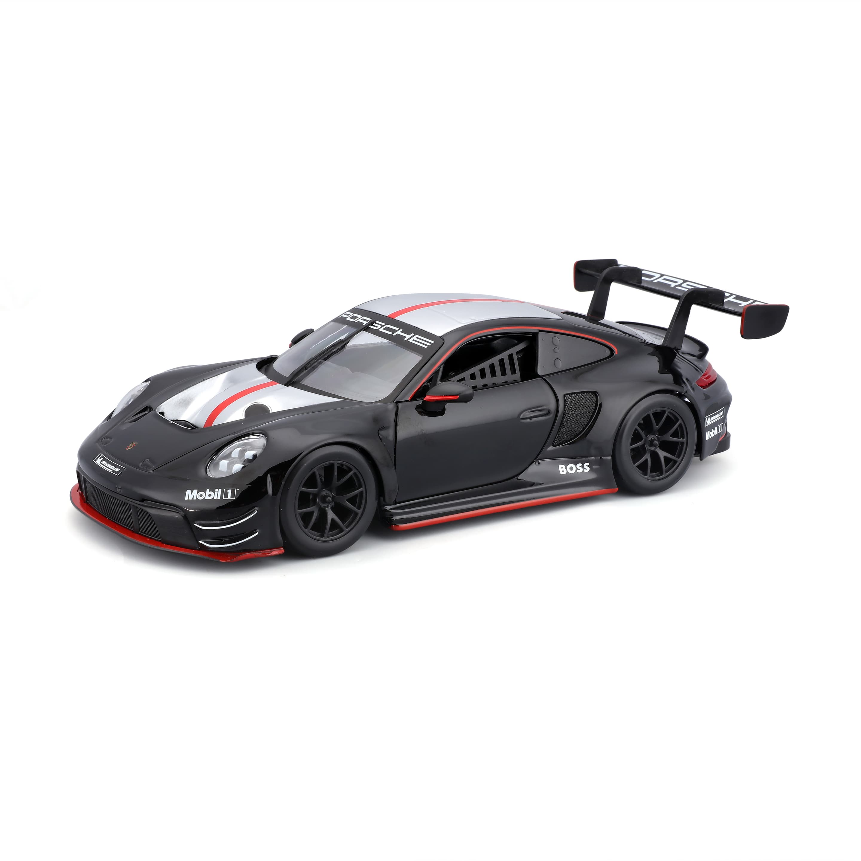Bburago - 1:24 Porsche 911 GT3 R, schwarz