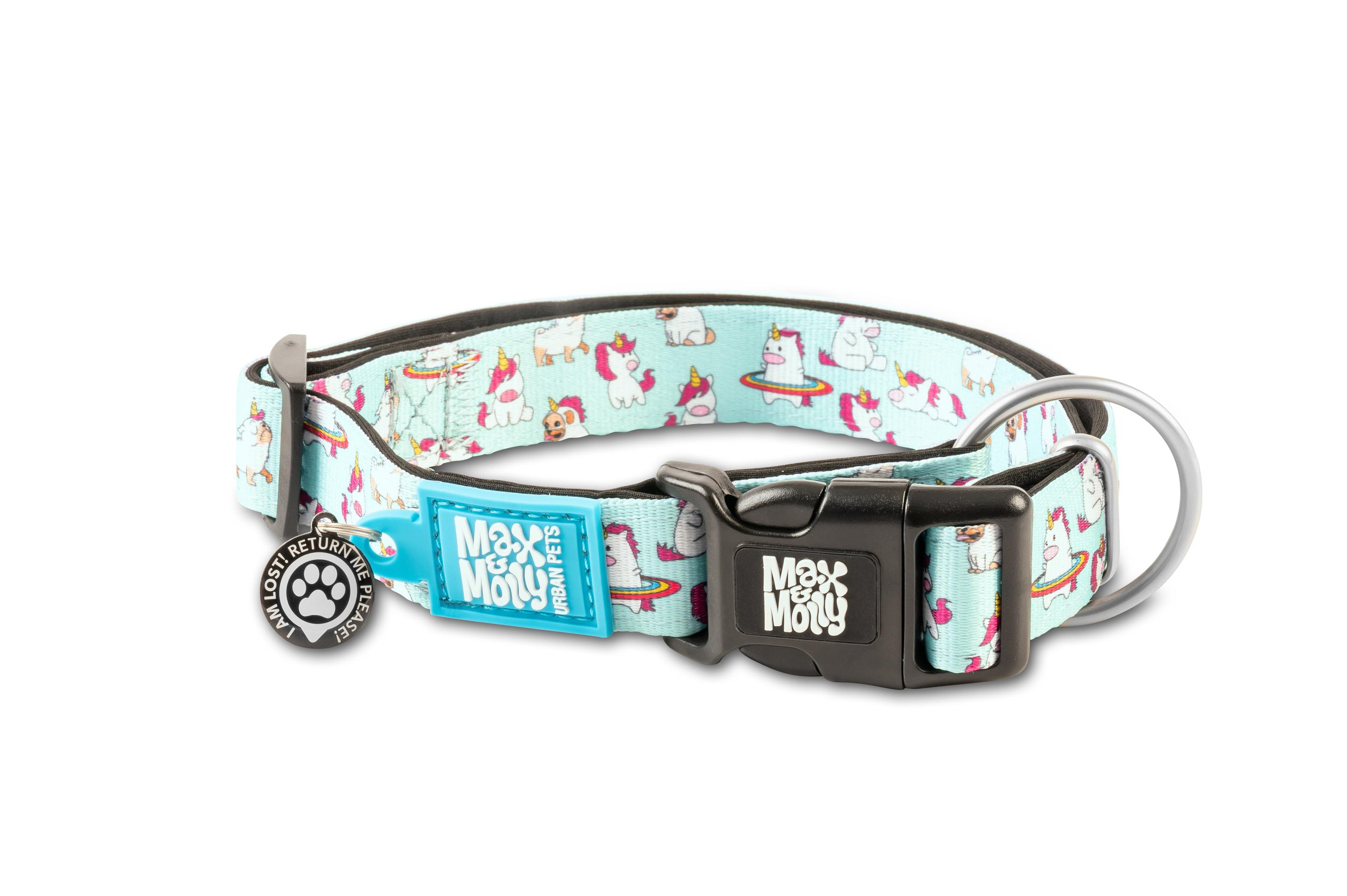 Max&Molly Smart ID Halsband Unicorn/S