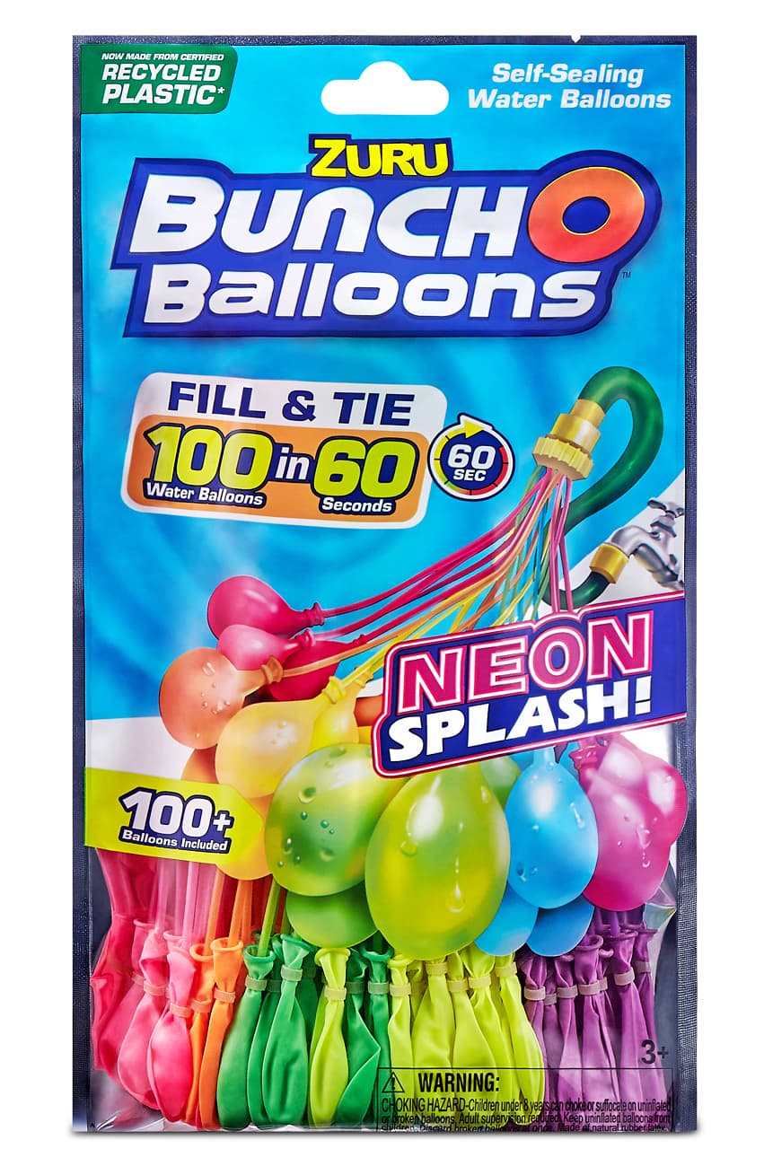 Zuru - Bunch O Balloons - Neon Splash (100 Neon-Wasserballons)