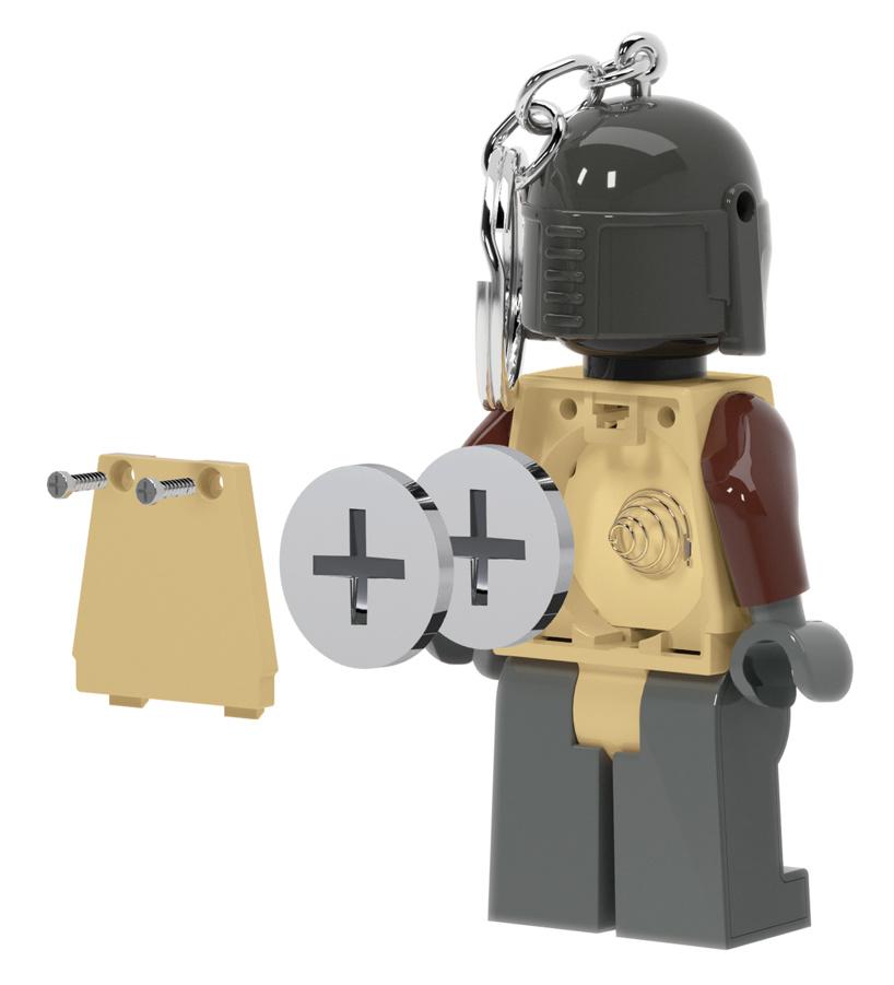 Produktbild LEGO Star Wars The Mandalorian Schlüsselanhänger mit Taschenlampe 6 cm in Geschenkpackung 3 von 3