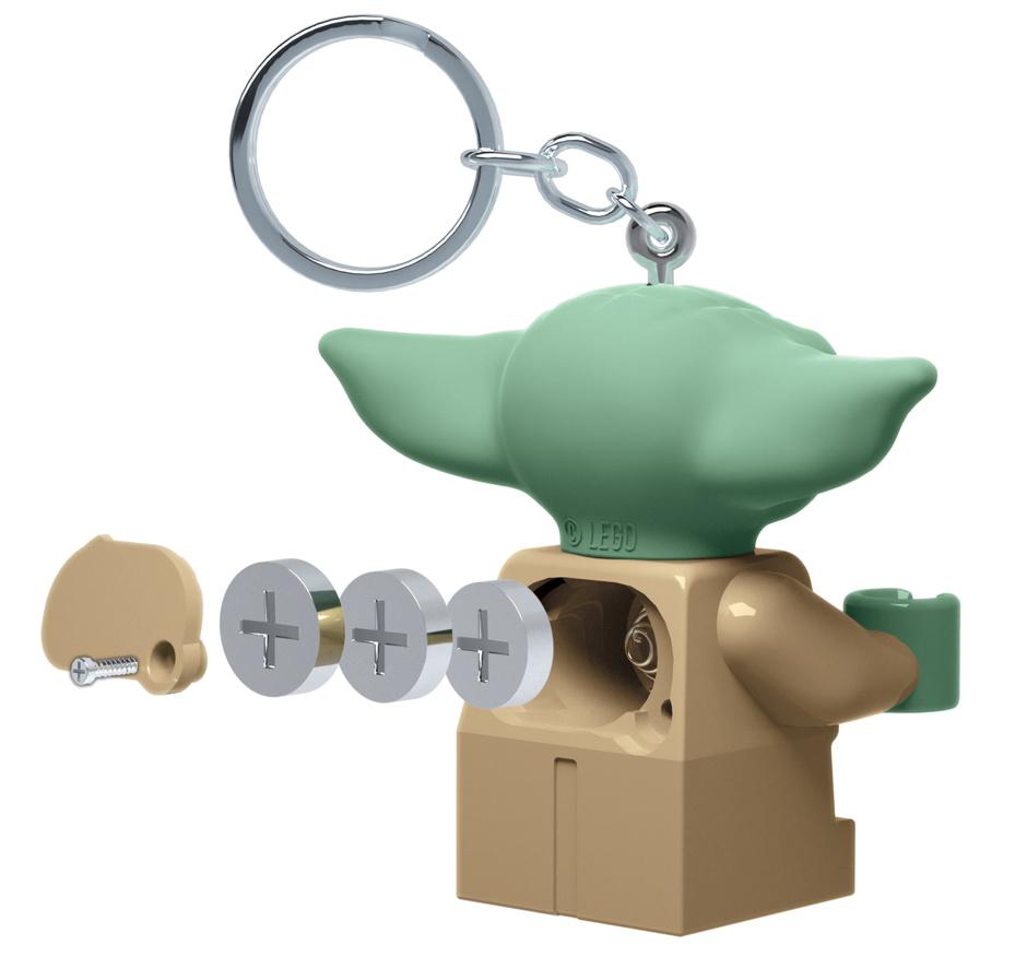 Produktbild LEGO Star Wars – Baby Yoda Schlüsselanhänger mit Taschenlampe 6 cm in Geschenkpackung 3 von 4