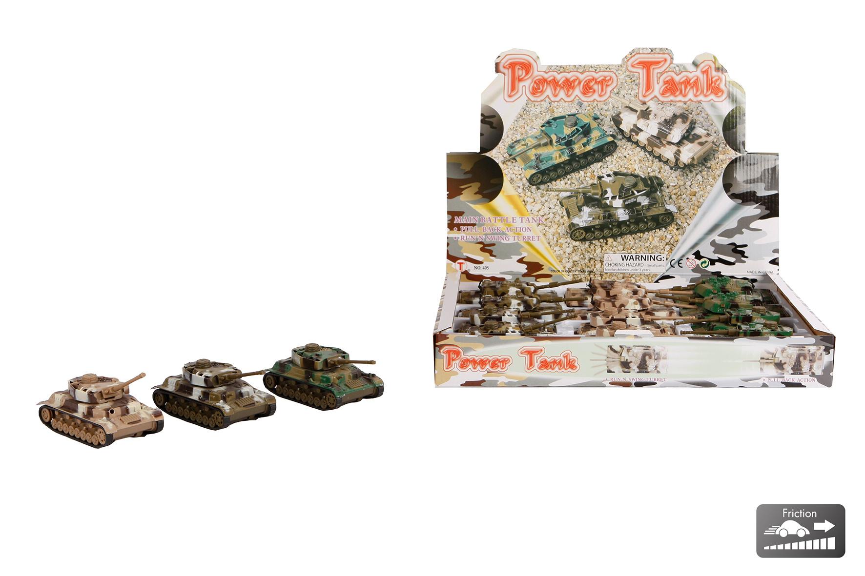 Van Manen - Panzermodelle mit Rückzugmotor, 3-fach sortiert