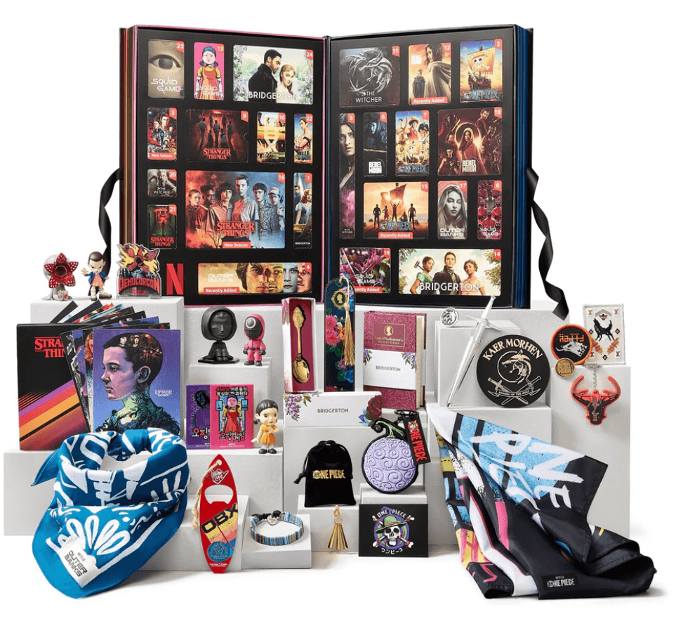 Netflix Gift Box von YuMe Toys – 24 Überraschungen für echte Serienfans