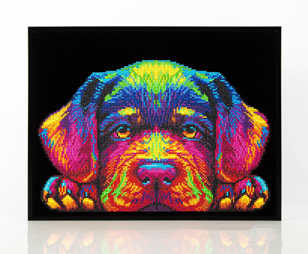 DIAMOND DOTZ - Diamond Painting Neon Hundewelpen