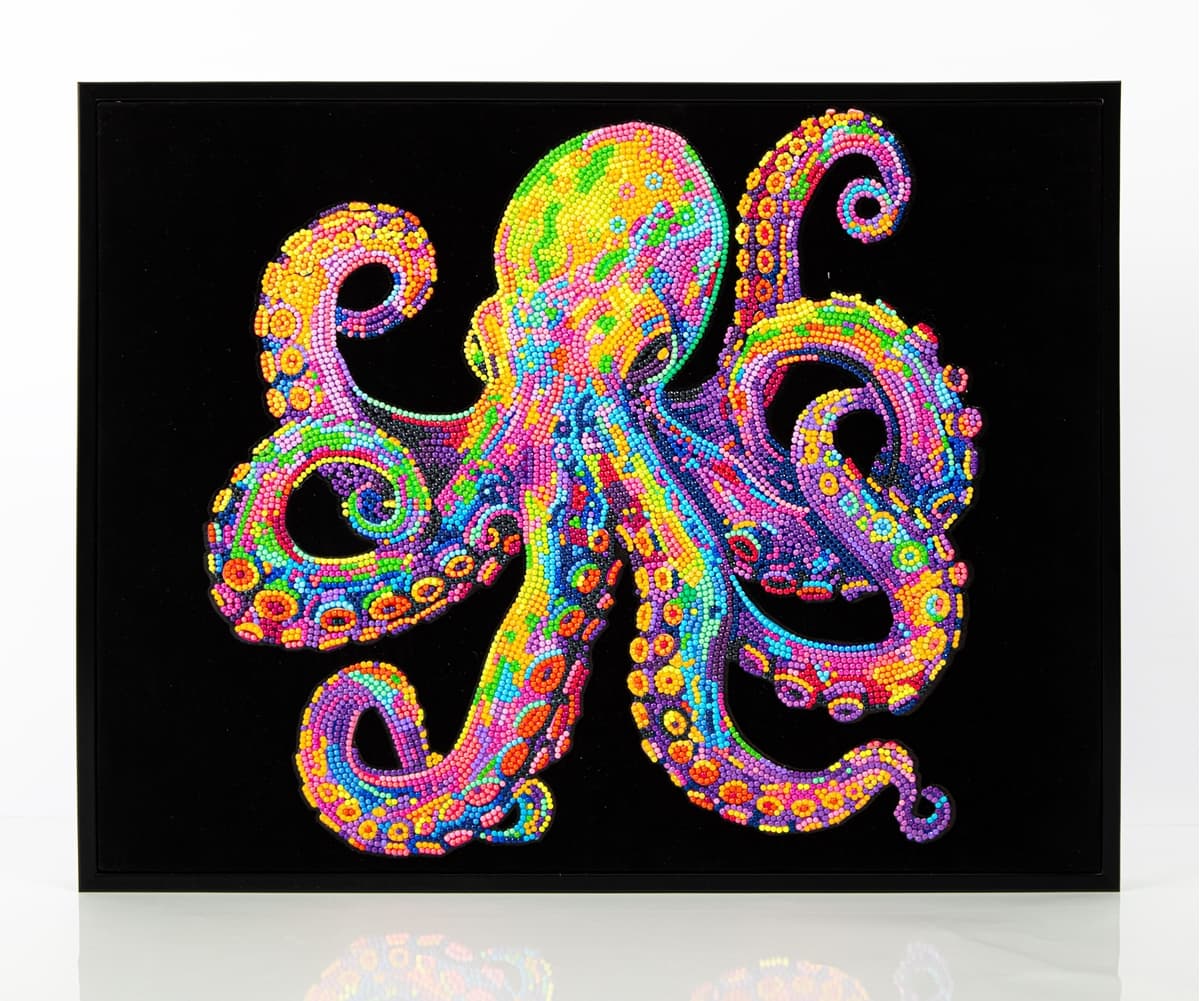 DIAMOND DOTZ - Diamond Painting Neon Oktopus
