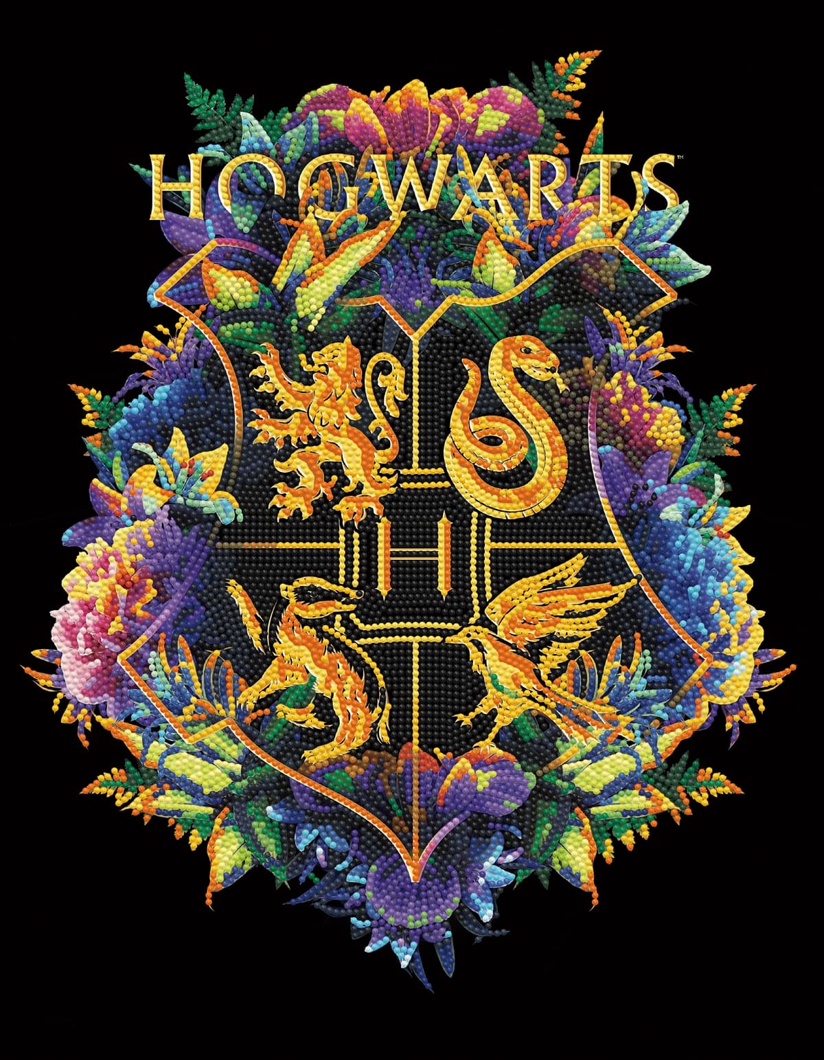 DIAMOND DOTZ - Diamond Painting Hogwarts Wappen